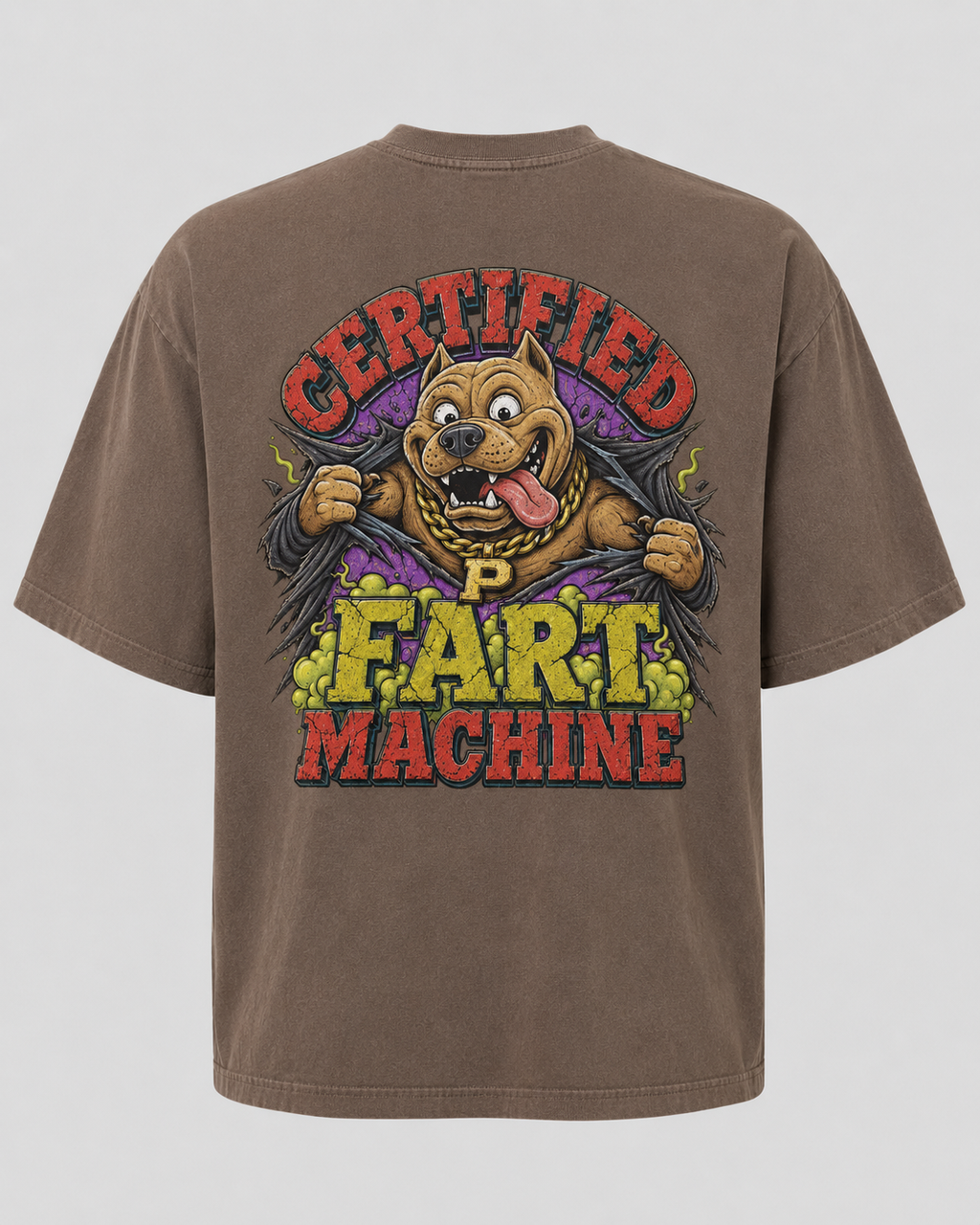 GoofyPits “Certified Fart Machine” Heavyweight Vintage Tee