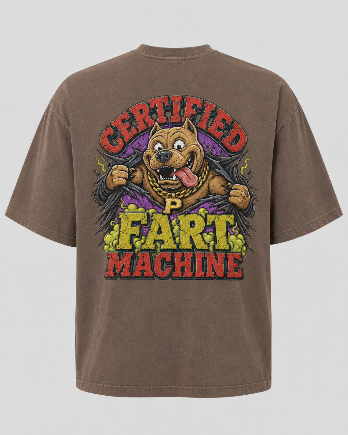 GoofyPits “Certified Fart Machine” Heavyweight Vintage Tee