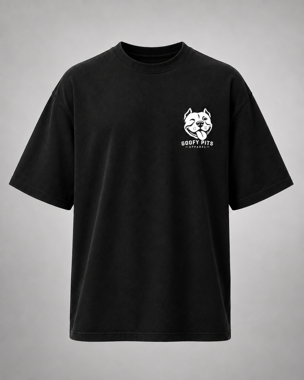 Snack Supervisor heavyweight tee, full-back pitbull Quality Check graphic