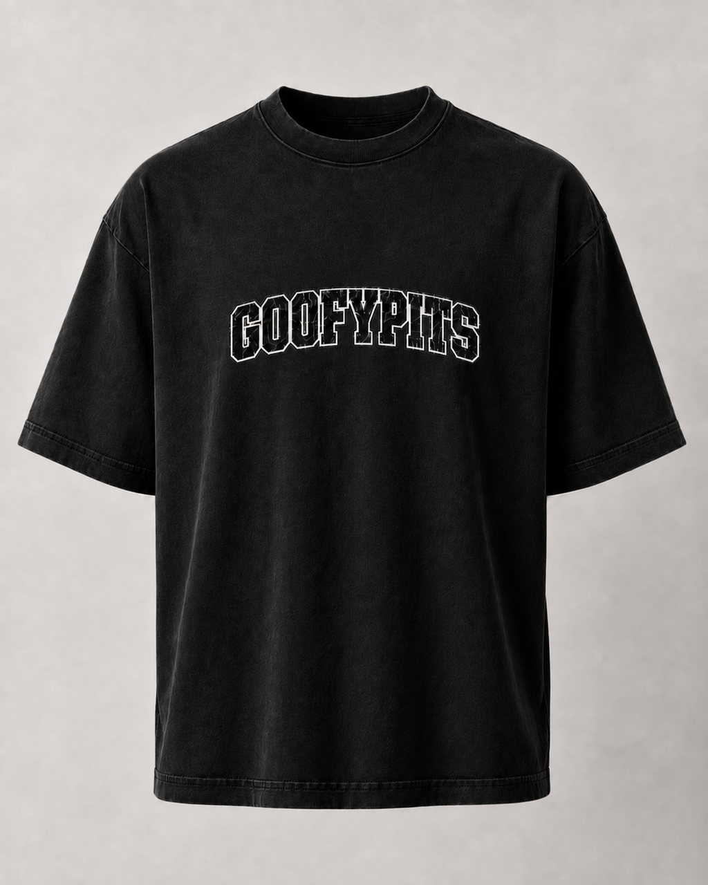 Two Speeds heavyweight tee, full-back House Hippo and Full Zoomie pitbull graphic