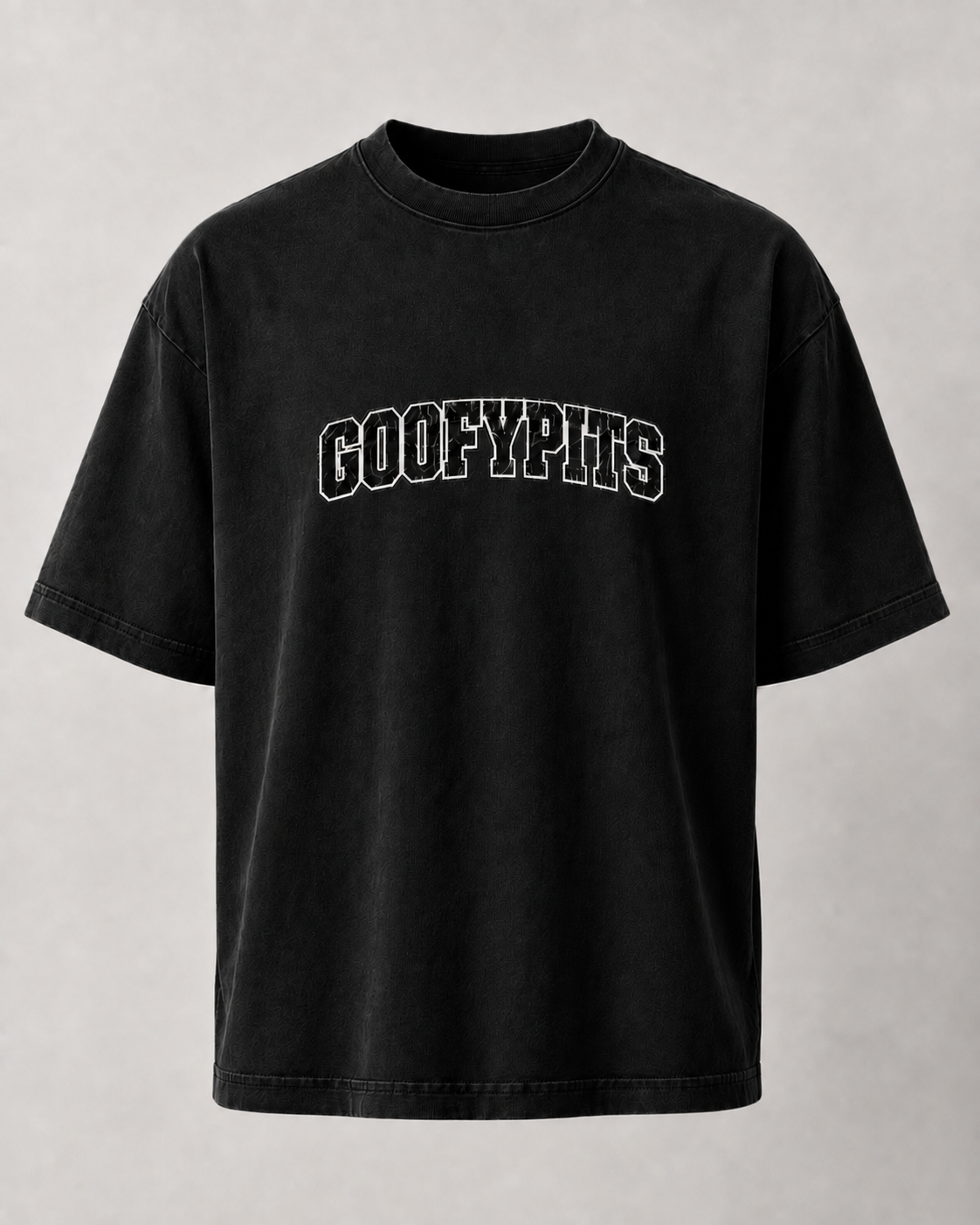 Two Speeds heavyweight tee, full-back House Hippo and Full Zoomie pitbull graphic